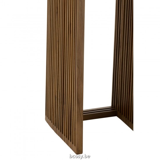 J Line Set Of 2 Side Tables Cubic Recycle Teak Natural nested side tables sidetables.
