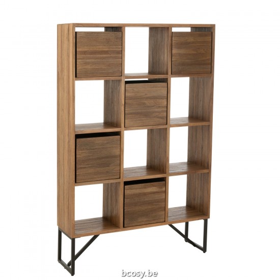 J Line 40803 regal Open kasten rekken Open kast Regale Moebel Rayon Landmoebel Muebles Bretter cupboard rack Meubelen rek cup.