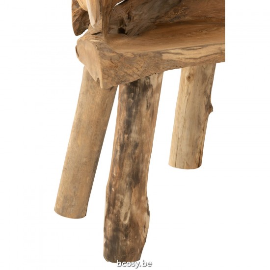 J Line Chair Root Teak Wood Natural sofas couches.