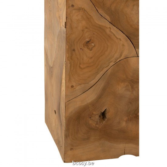 J Line sets de socles piédestals Jolipa Socle Boite Puzzle Teck Small.