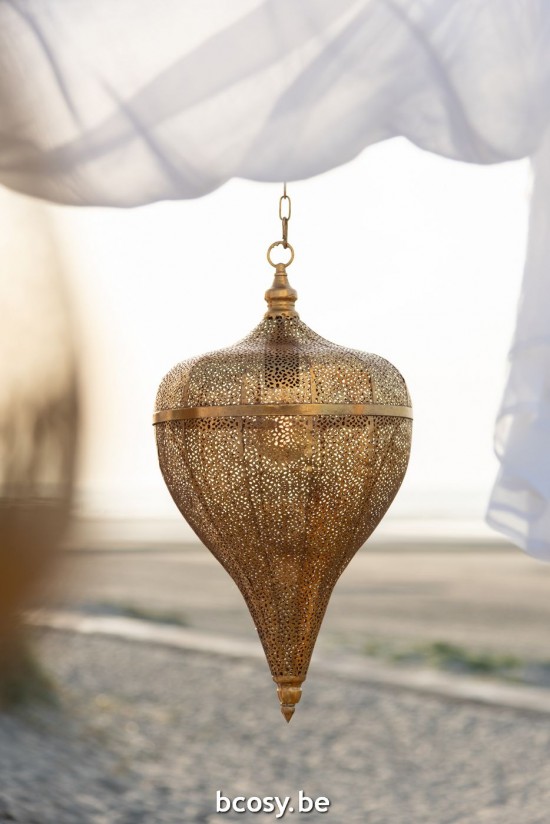 Jline Lámpara Colgante Drop Metal Oro Large.