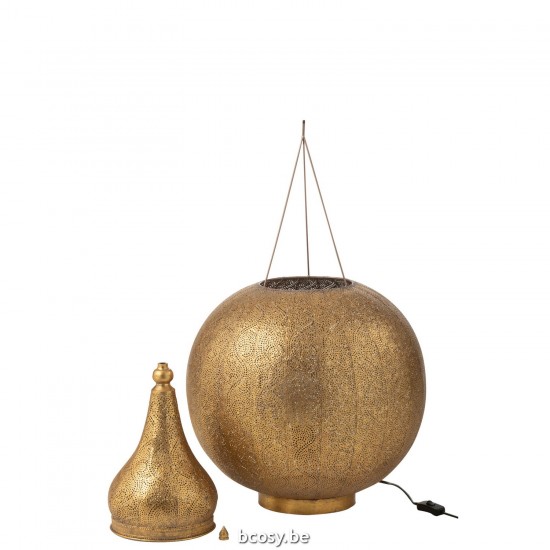 Jline Lamp Aladin Metaal Goud Large.
