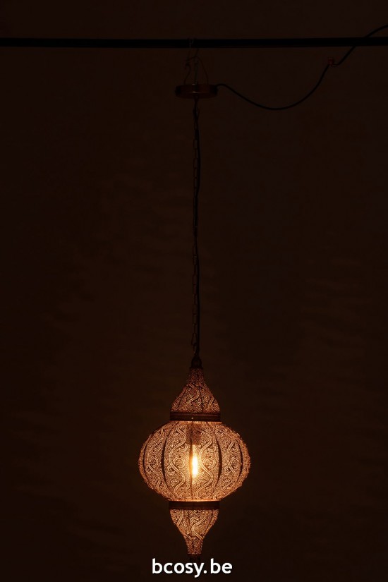 J Line lampes suspendues suspensions pendantes Jolipa Lampe Suspendue Bore Metal Or Small.