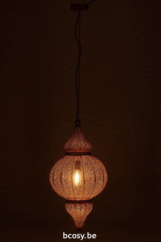 J Line lampes suspendues suspensions pendantes Jolipa Lampe Suspendue Bore Metal Or Large.