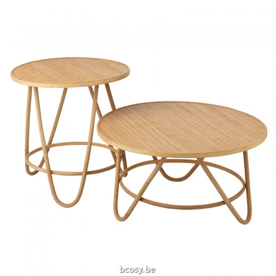 Jline Bijzettafel Balia Rotan Small.
