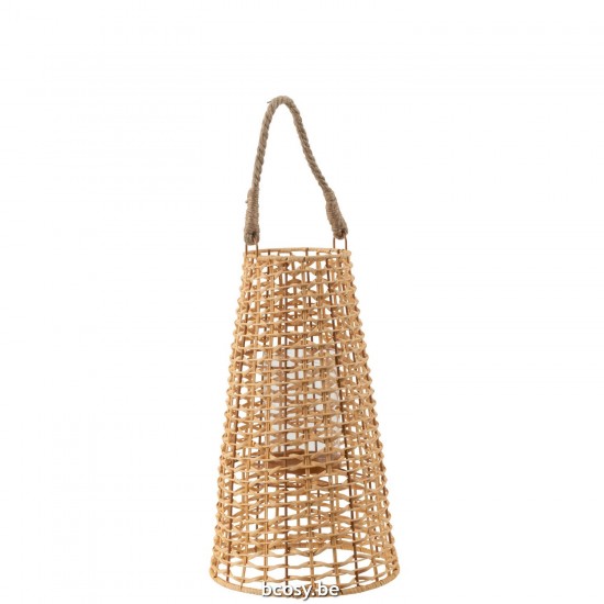 Jline Lantaarn Anais Rotan Natural Small.
