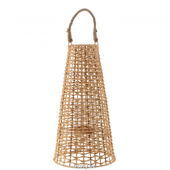 Jline Lantaarn Anais Rotan Natural Large.