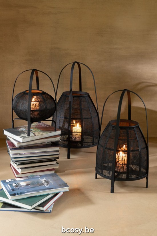 Jline Linterna Hood Bambu Negro Large.