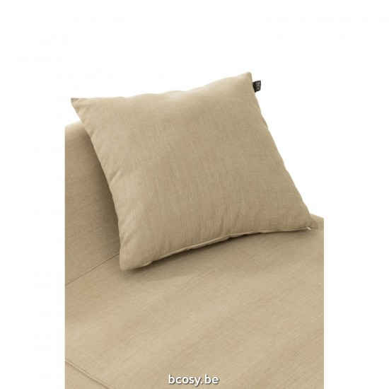 J Line coussins Jolipa Coussin Exterieur Polypropylène Beige.