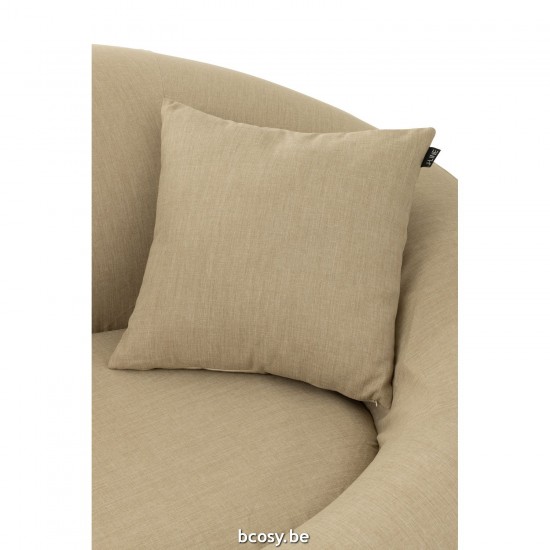 Jline Kussen Outdoor Polyethyleen Beige.