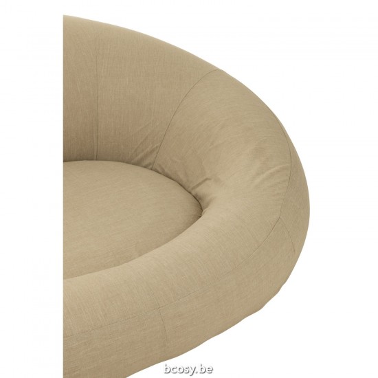 Jline Matratze Donut Polypropylen Beige Sitzsack Sitzsäcke.