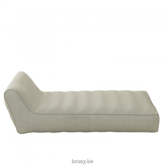 J Line coussins de siège Jolipa Matelas Helene Polypropylène Gris.
