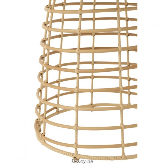 J Line Set Of 2 Sidetables Round Circular Foot Wood Natural nested side tables sidetables.