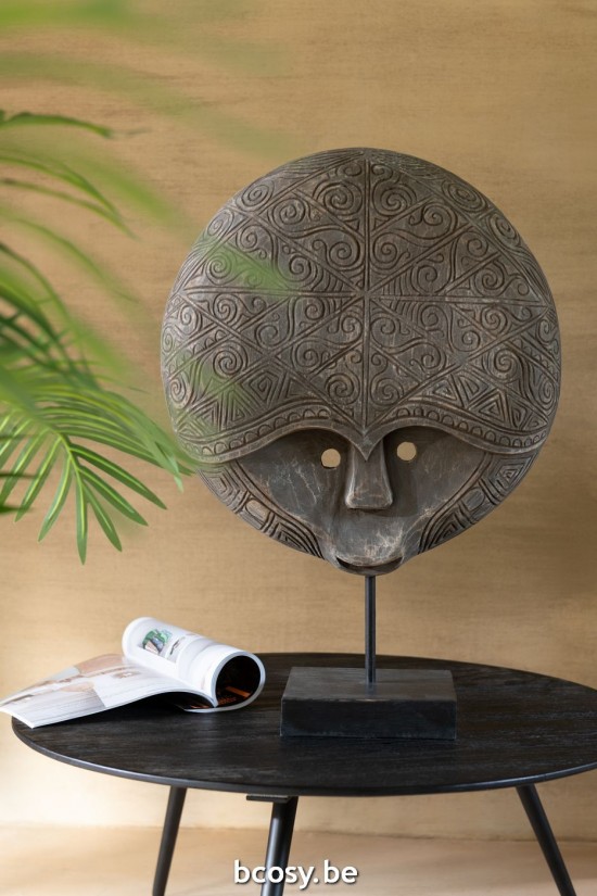 Jline Mascara Sobre Pie Julien Albasia Madera Marron.