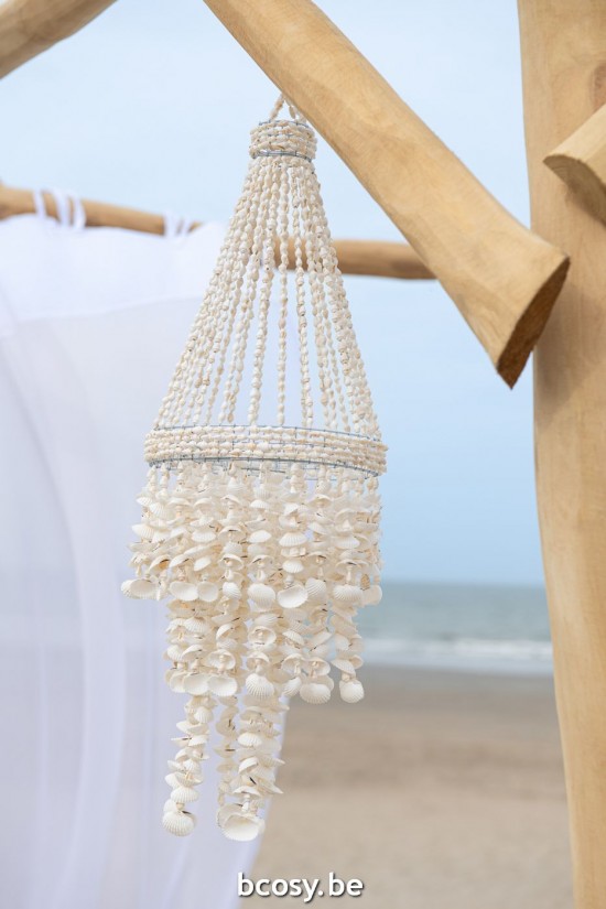 Jline Colgante Palace Concha Blanco.