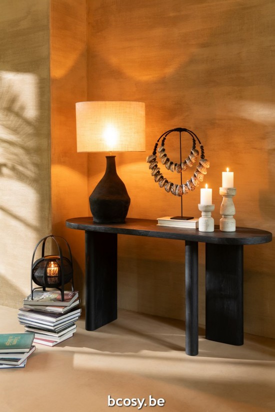 J Line Decorazione Piede Conchiglia Nero Decoracion Sobre Pie Concha Negro.