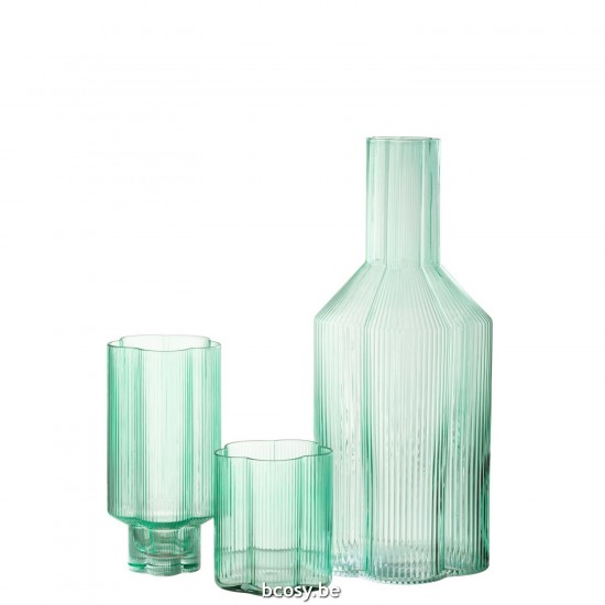 J Line Carafe Pichet Jolipa Carafe Fiore Verre Aqua.