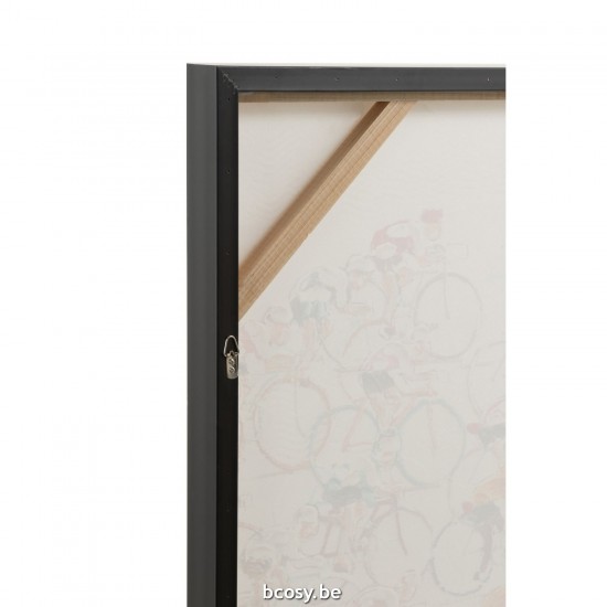 J Line tableaux peintures Jolipa Tableau Cyclistes Toile Peinture Mix.