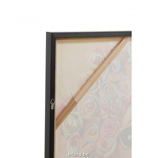 J Line canevas Jolipa Decoration Murale Femme Graffiti Rouge A Levre Toile Peinture Mix.