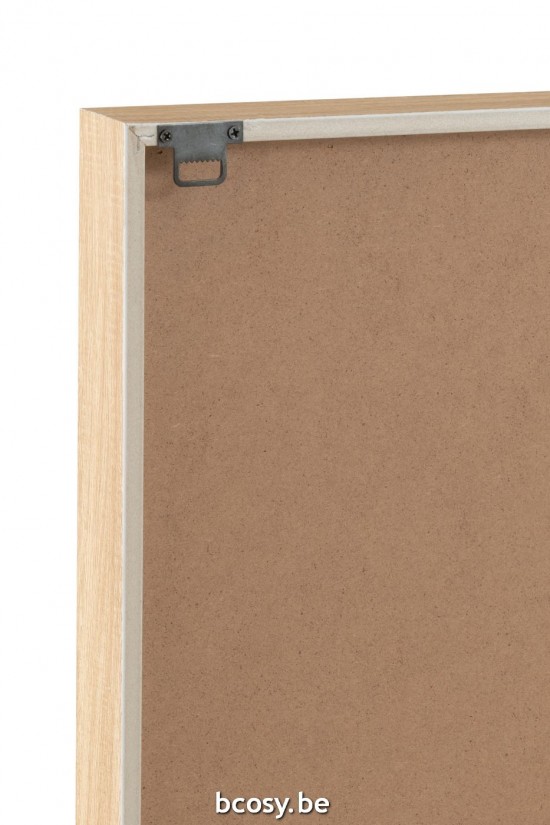 J Line tableaux peintures Jolipa Tableau Thibault Papier Blanc Beige.