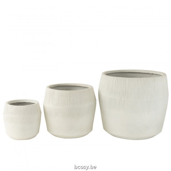 Jline 43083 Bloempotten Cache Pots Flowerpots Blumentöpfe Macetas Vasi Per Piante DECORATIE Schalen potten vazen.