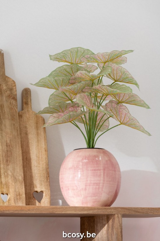 J Line Portavasi Dipinto A Mano Ceramica Rosa Medium Maceta Pintado A Mano Ceramica Rosa Medium.