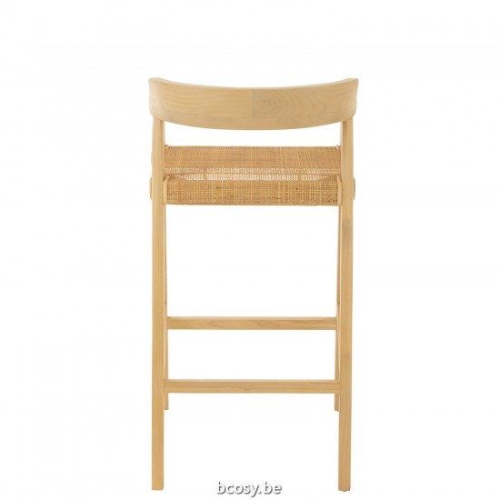 Jline Barstoel Emma Teakhout Naturel.