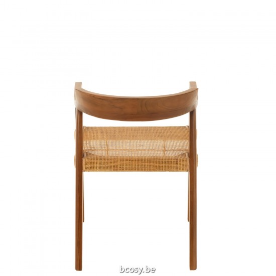 Jline Stoel Emma Teakhout Bruin.