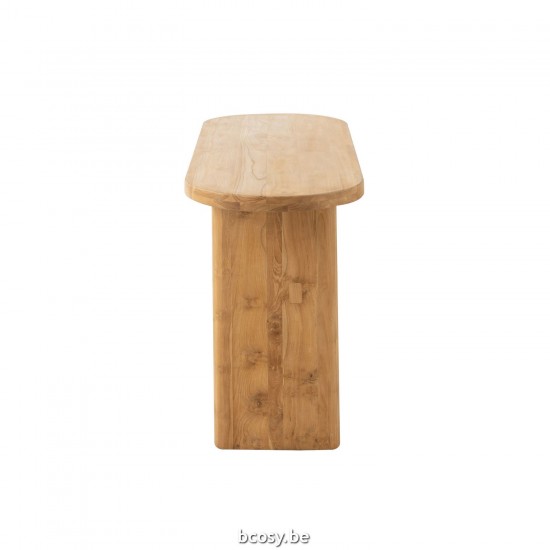 J Line tables de drapier murales Jolipa Table Tek Naturel.