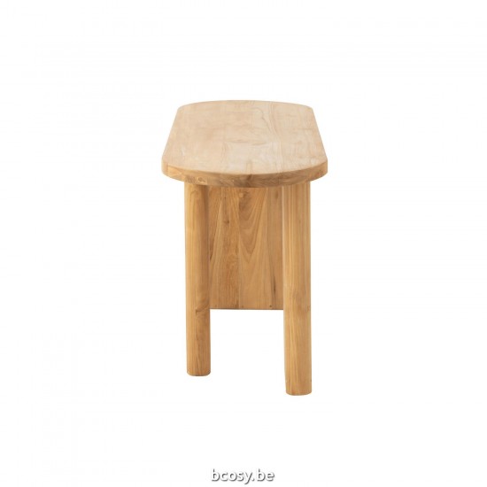 J Line Table Teak Wood Natural sidetables.