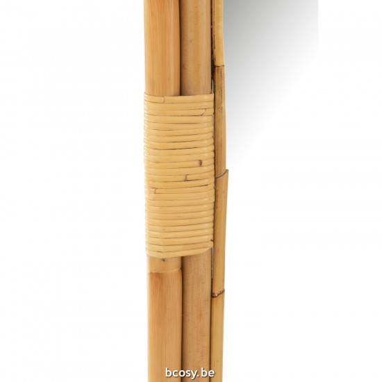 Jline Spiegel Ladder Rotan Naturel.