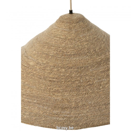 Jline Hangende Lamp Hoed Moonj Gras Licht Naturel Large.