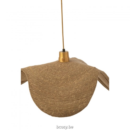 Jline Hangende Lamp Moonj Gras Naturel Medium.