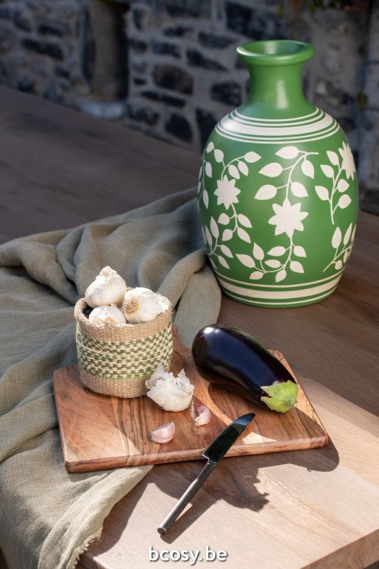 J Line Tagliere Rettangolare Legno Di Mango Naturale Scuro Small Tabla Rectangular Mango Oscuro Natural Small.