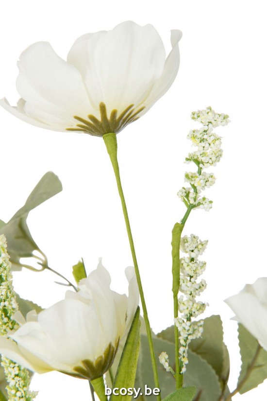 J Line bouquets de fleurs Jolipa Bouquet Mix Fleurs Artificiel Blanc.