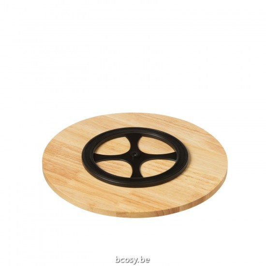 Jline Set 6 Aperoschalen Dienblad Bamboe Doos Keramiek Groen.