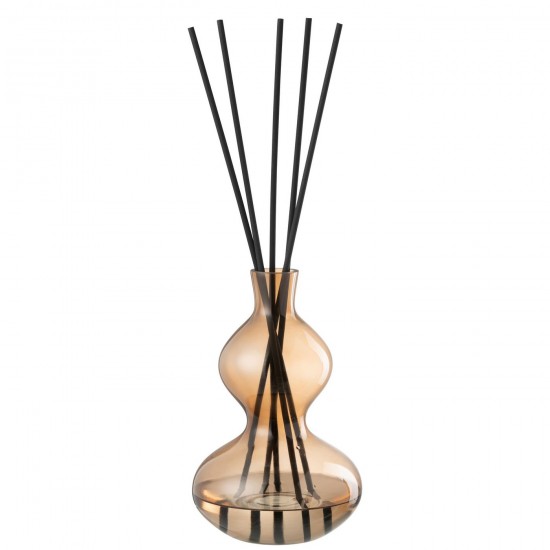 J Line sprays parfums fleurs Jolipa Huile Parfumee Nordic Vetiver Verre Ambre Large.