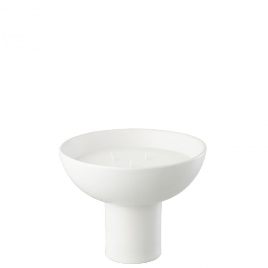 J Line bougies parfumées Jolipa Bougie Parfumee Ceramique Tasse Blanc Large 12H.