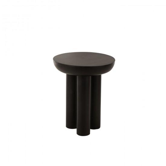 J Line Side Table Trio Mango Wood Black nested side tables sidetables.