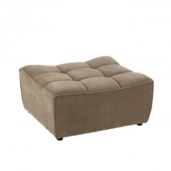 Jline Hocker Grid Pappelholz Schaum Dunkel Taupe Sessel.