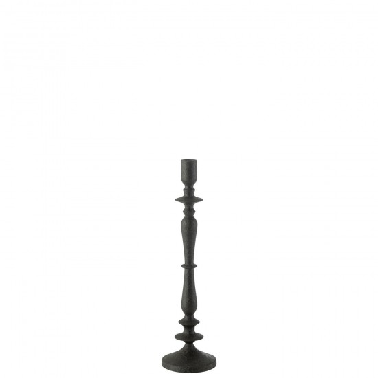 J Line Candle Holder Metal Black Large candleholders candle holders candlesticks.