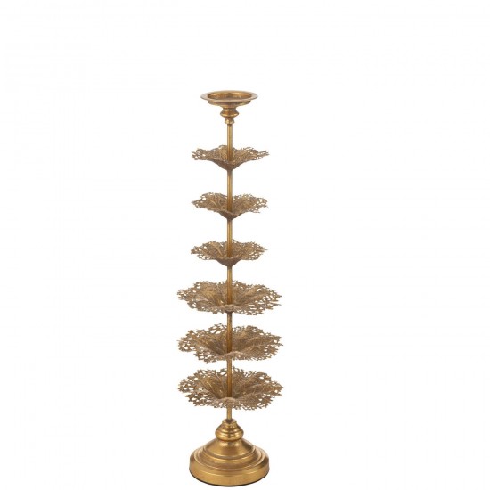 J Line Candle Holder Tree Metal Gold Large candleholders candle holders candlesticks.