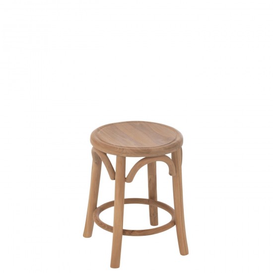 J Line Stool Ali Teak Wood Natural crutches stools.