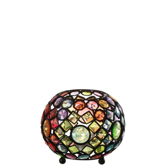 Jline Windlicht Ijzer Kunststof Mix.