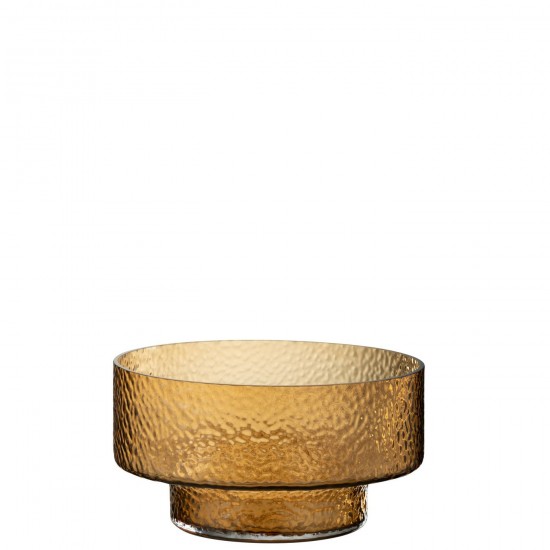 J Line Grands vases Grand vase Vases hauts Vase haut. Jolipa Vase Bas Betty Verre Marron.