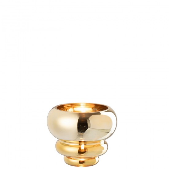 J Line Grands vases Grand vase Vases hauts Vase haut. Jolipa Photophore Vase Julia Verre Doré.