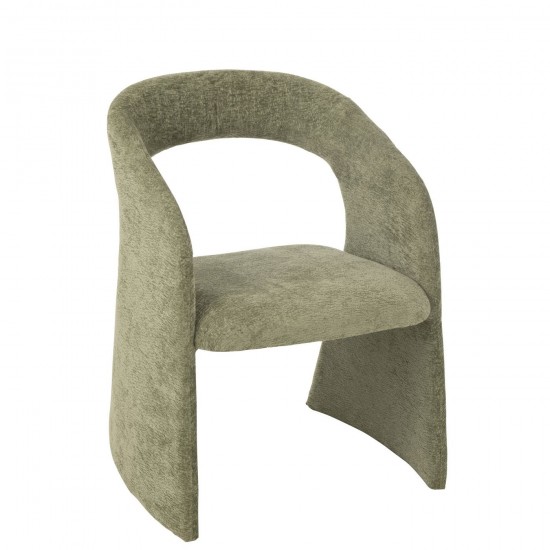 J Line Sedia Anise Tessuto Verde Menta Silla Anise Textil Verde Menta.