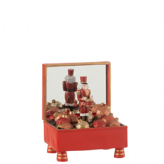 Jline Muziek Doos Notenkraker Resine Mix.