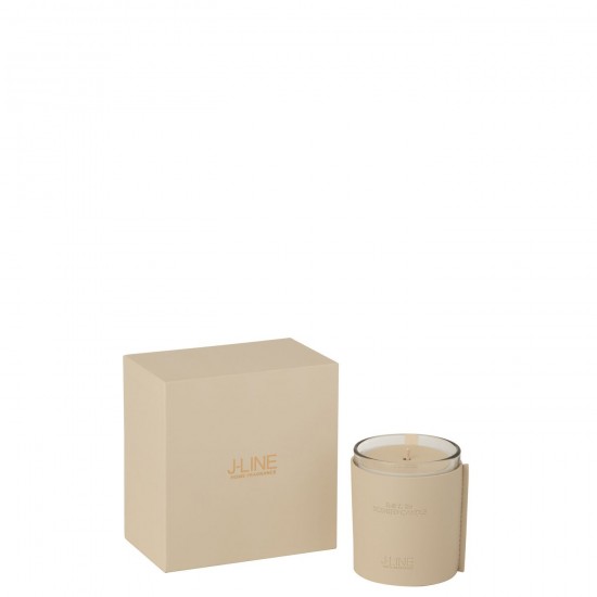 J Line Scented Candle Leather Bei 40Hours scented candles.
