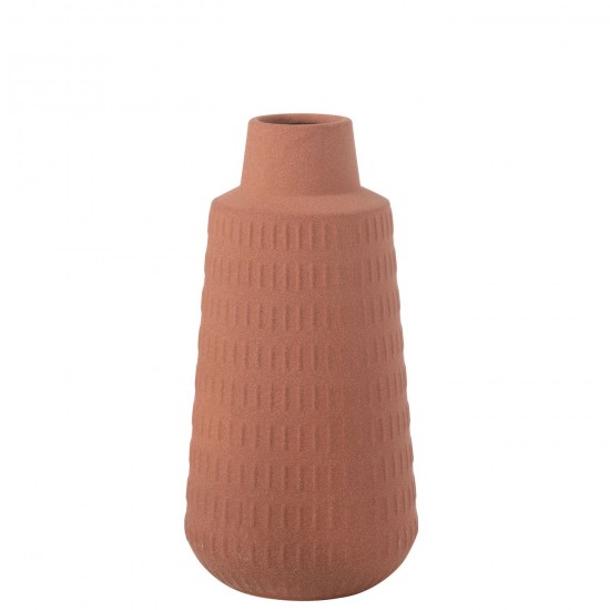 J Line vases Jolipa Vase Ria Sculpte Porcelaine Terra Large.